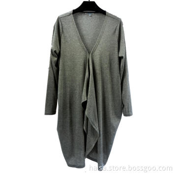 Long V-neck Knitted For Ladies